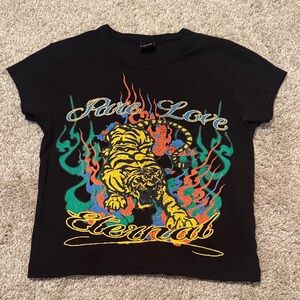 Urban outfitters Black Graphic T-Shirt